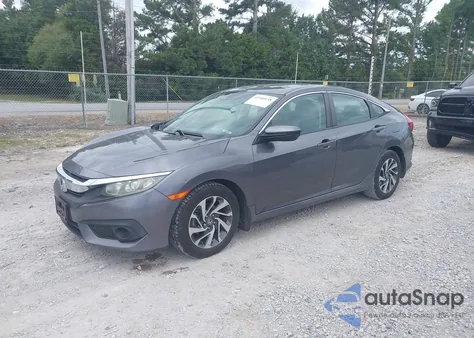 2016 Honda Civic Ex from USA, damaged, VIN 19XFC2F81GE053897